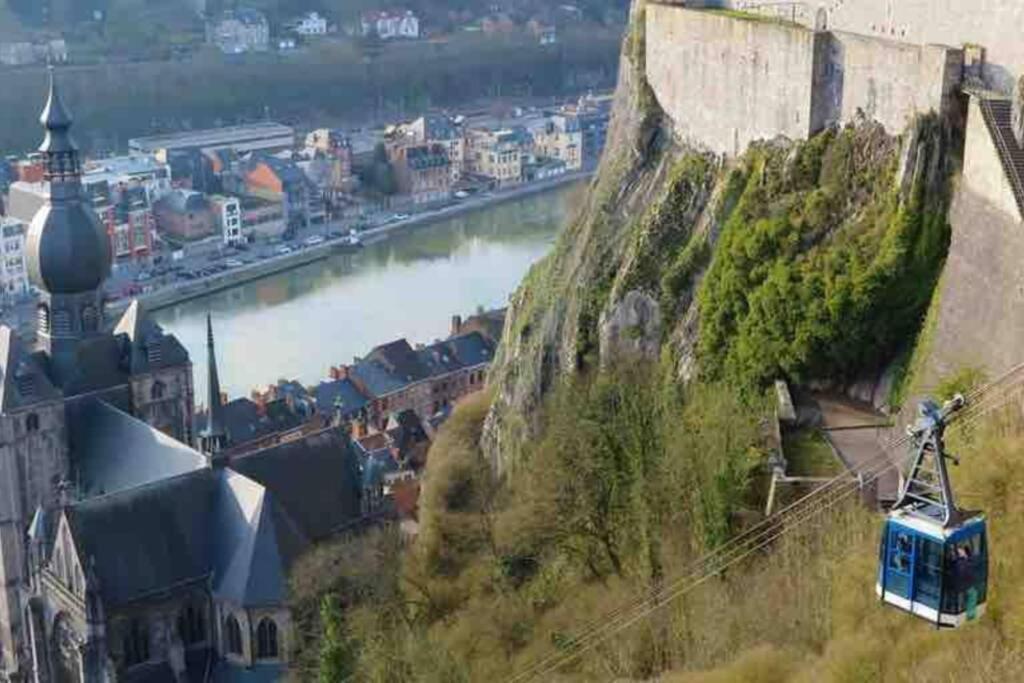 Huis Vikarti, A Lovely House With Incredible View Dinant Exterior foto